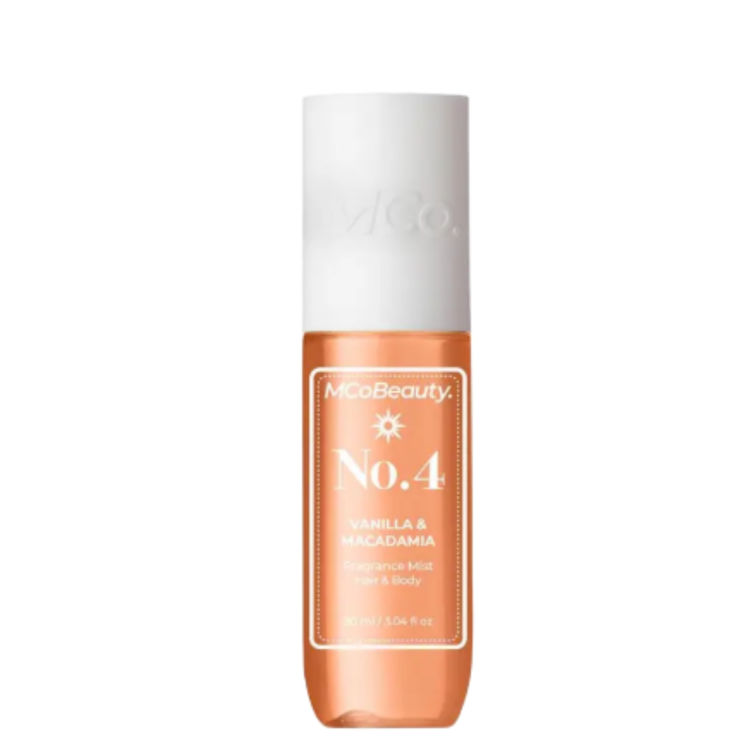 MCoBeauty Vanilla & Macadamia No.4 Fragrance Hair & Body Mist 90ml