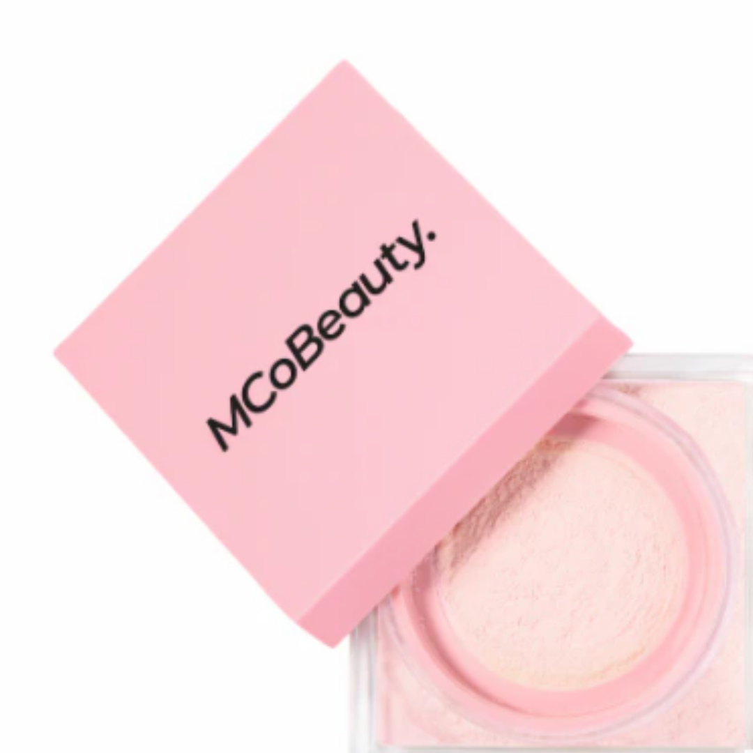 Mcobeauty loose powder cool & set rose pink