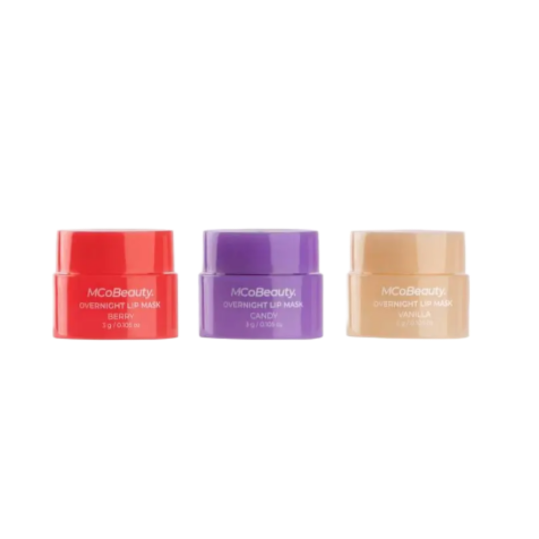 Mcobeauty overnight lip mask deluxe 3 pack