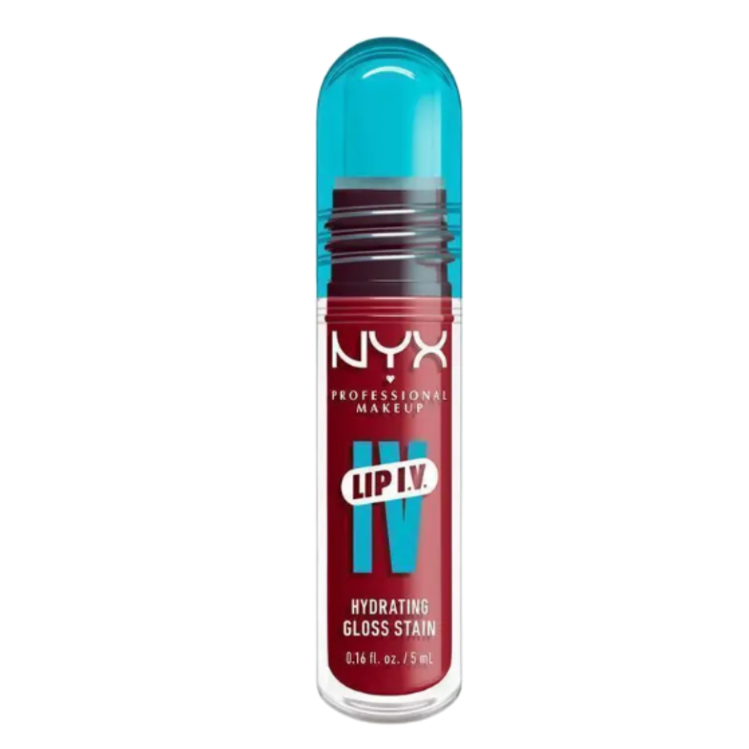 NYX Professional Makeup Lip I.V. Hydrating Lip Gloss Stain Berry Thirsty