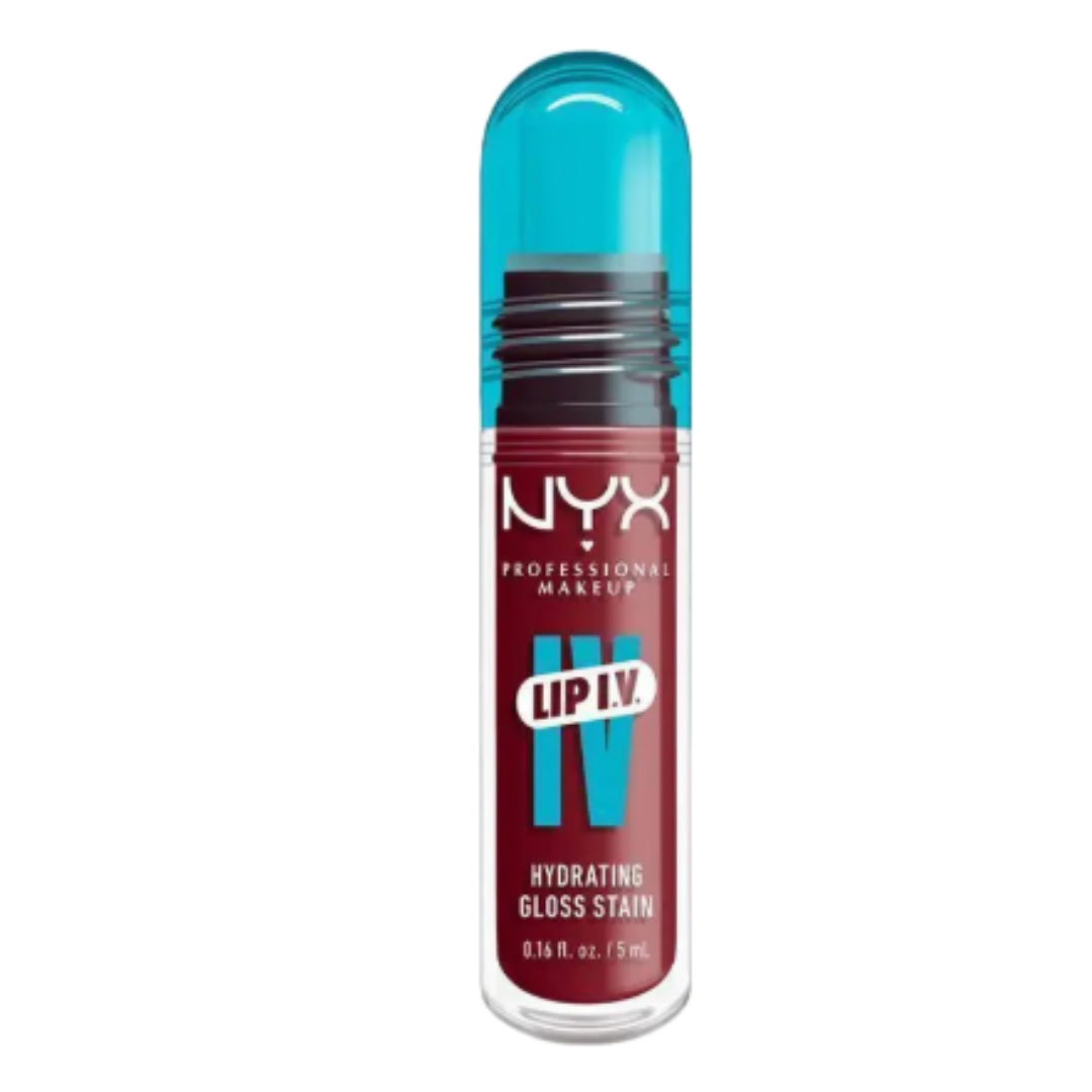 NYX Professional Makeup Lip I.V. Hydrating Lip Gloss Stain Blush Rush