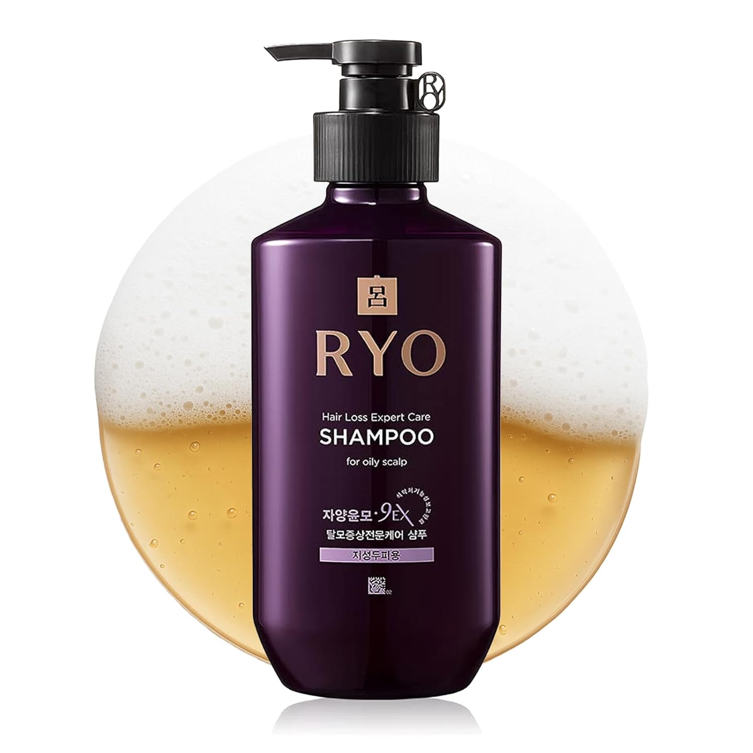 Ryo Hair Loss Expert Care 9EX Shampoo For Oily Scalp [400ml]