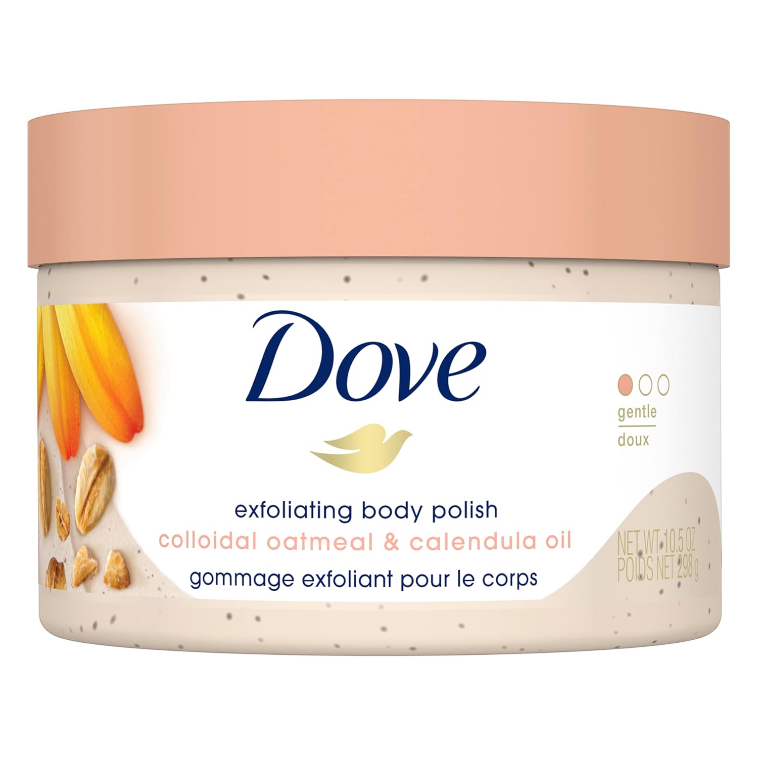 Dove Body Scrubs exfoliating body scrub oatmean & calendula oil