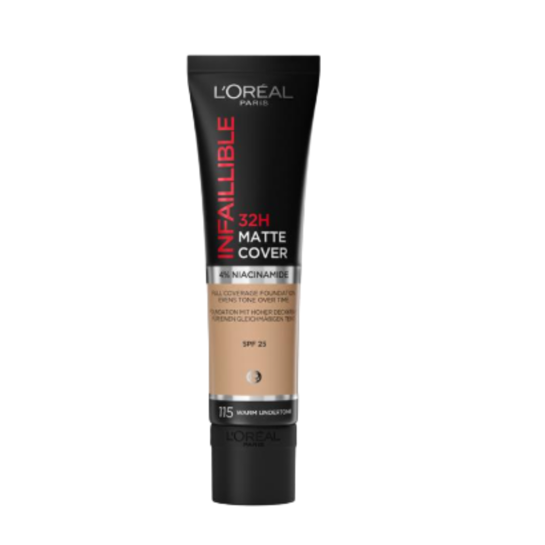 L'Oreal Paris Infallible 32H Matte Cover Foundation 115W